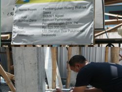 Proyek Gedung SMKN 1 Ngawi Diduga Salahi Perencanaan, LSM Walidasa Angkat Bicara