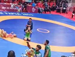 Membanggakan, Atlet Gulat Asal Tuban Sumbang Emas di PON Papua