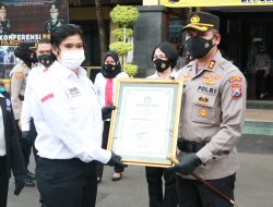 Polresta Malang Kota Raih Penghargaan dari Komnas TRC Perlindungan Perempuan dan Anak