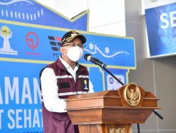 Bupati Sidoarjo Apresiasi HIPMI Jatim dan API Yang Menyelenggara Vaksinasi Massal di Bandara Juanda