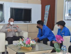 Gelar Audiensi Dengan PMII, Kapolres Lamongan Harapkan Polres Lamongan dan PMII Bersinergi Dalam Pencegahan Covid-19