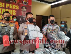 Polresta Sidoarjo Berhasil Membekuk Tiga Pelaku Penipu Besar Asal Gresik dan Desa Sukodono Sidoarjo