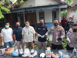 Satresnarkoba Polres Lumajang Berhasil Mengungkap  Produsen Sabu di Lumajang