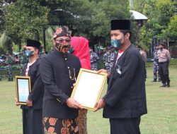 Hadiri Upacara HUT Kab. Bangkalan Ke 490, AKBP Alith Selipkan Pesan Persatuan dan Tingkatkan Sinergitas