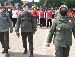 KPH Lawu Ds Ikuti Apel Siaga Bencana Hidrometeorologi di Alun-alun Kabupaten Ponorogo