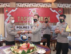 HUT Humas Polri ke 70, Polres Situbondo Gelar Tasyakuran dan Pemberian Santunan