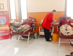 Peringati Hari Dharma Karya Dhika 2021, Lapas Tuban Gelar Donor Darah
