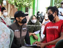 Peninjauan Vaksinasi di Sejumlah Desa, Bupati Tuban : Dalam Waktu Dekat, Capaian Vaksinasi Bisa Sentuh Angka 50 Persen