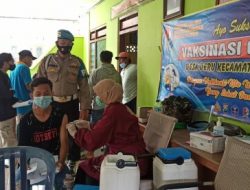 557 Warga Antusias Ikut Vaksin Covid-19 di Desa Deru