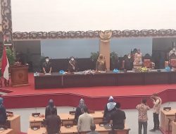 DPRD Kabupaten Mojokerto Gelar Rapat Paripurna Penyampaian Nota RAPBD TA 2022