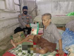 Gerak Cepat Bripka Khoirul Anam SH, Warga Tidak Mampu Di Desa Rong Dalam Omben Mendapatkan Perawatan Medis