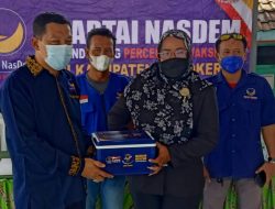 DPD Partai NasDem Kabupaten Mojokerto Gelar Vaksinasi di Balai Desa Ngrowo Bangsal