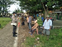 Dalam Rangka PPKM se- Jawa-Bali, Personel Polsek Mayang Laksanakan Kegiatan Public Addres
