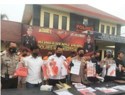 Polresta Mojokerto Berhasil Ungkap Kasus Sindikat Penjualan Motor  Dari Oknum Surveyor