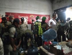 Satpol PP Kabupaten Madiun Bersinergi dengan Satpol PP Propinsi Jawa Timur   Tertibkan Pekat dan Minuman Beralkohol