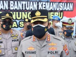 Polresta Sidoarjo Turut Berduka Atas Terjadinya Erupsi Gunung Semeru