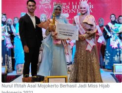 Gus Barra dan Gus Uki Sangat Mengapresiasi Kader Wanita ” Nurul Iftitah ” Dari Mojokerto yang Meraih Miss Hijab Indonesia 2021