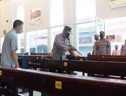 Kapolresta Sidoarjo Croscek Beberapa Gereja Menjelang Natal 2021
