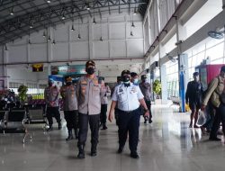 Menjelang Nataru, Kapolresta Sidoarjo Croscek Penerapan Prokes Diterminal Purabaya