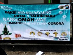 Polresta Sidoarjo dan Jajaran Edukasi Masyarakat, Patuhi Prokes Saat Natura