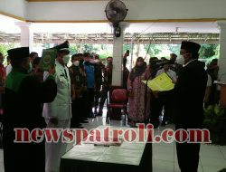 Pelantikan Kades M. Syafi’i Dipimpin Bupati  di Pendopo Kecamatan Buduran Sidoarjo