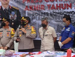 Sepanjang 2021 Polres Bondowoso Bongkar Puluhan Kasus Narkoba, 20 Ribuan Pil Diamankan