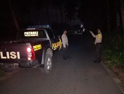 Polsek Montong Gading Tingkatkan Patroli Bluelight Cegah Pelaku Kejahatan