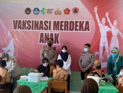 Polresta  Sidoarjo Masifkan Vaksinasi Merdeka Anak