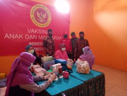 BIN Daerah Jatim, Gelar Vaksinasi di Desa Kebaron Kec. Tulangan Kab. Sidoarjo