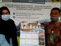 Pelepasan Kuliah Kerja Nyata (KKN) Mahasiswa Universitas PGRI Adi Buana Surabaya, di Desa Kemantren, Kec.Tulangan – Sidoarjo