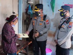 Kapolresta Sidoarjo Bantu Keluarga Tidak Mampu Biayai Sekolah Anaknya