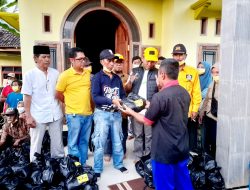 Partai Golkar Peduli Bencana Banjir di Desa Pakis Kec. Panti – Kab. Jember