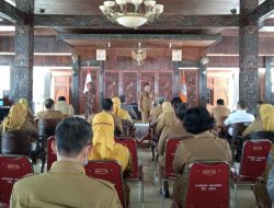 Plt Bupati Nganjuk Kang Marhaen, Lakukan Evaluasi Kinerja OPD Sepanjang 2021