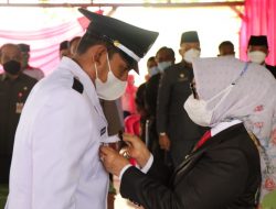 Kepala Desa Antar Waktu Karangpakis Kabuh Joko Risdianto Dilantik