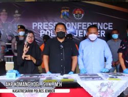 Polres Jember Press Conference Ungkap Kasus Pencurian Hewan Ternak