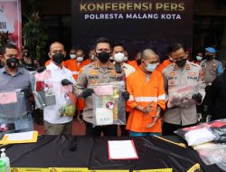 Polresta Malang Kota Gagalkan Peredaran Narkoba Seberat 2,6 KG