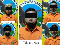 Satresnarkoba Polres Nganjuk Sergap Pengedar Sabu Jaringan Antar Kota