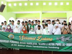 Bupati Jombang Sambut PBNU Dan PWNU Se-Indonesia Ziarah Ke Makam KH Wahab Chasbullah