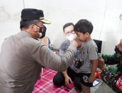 Kapolres Sidoarjo Meninjau Bocah Gastros Chisis di Tanggulangi Sidoarjo