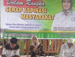 Anggota DPRD Kota Mojokerto dari Fraksi PKB Hj. Choiroiyaroh Gelar RESES Tahap 1 Tahun 2022