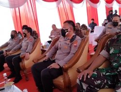 Kapolda Jawa Timur Ikuti Zoom Meeting Vaksinasi Serentak di Desa Suko Sidoarjo