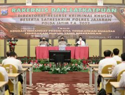Rakernis dan Pelatihan Peningkatan Kemampuan Penyidik Ditreskrimsus Polda Jatim