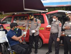 Long Weekend, Polresta Layani Vaksinasi Booster di Rest Area Tol