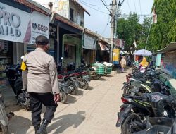 Cegah Gangguan Kamtibmas Dan Tindak Kriminalitas, Polsek Kenduruan Polres Tuban Melaksanakan Giat Patroli Seputaran Pasar Sidomukti