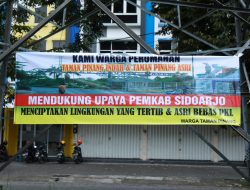 Warga Dukung Pemkab Sidoarjo Stirilkan Jalan Taman Pinang Indah-Gading Fajar Dari PKL