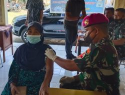 HUT Pasmar 2 ke 21 Tahun 2022 Diwarnai Bakti Sosial dan Vaksinasi Covid -19 di Balai Desa Kwatu