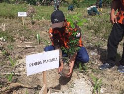 Forkompida Kab. Bojonegoro Reboisasi Kawasan Perlindungan Bersama Ormas Pemuda Pancasila dan Forkompicam Kec. Bubulan di Ngorogunung.