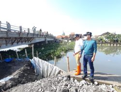 Wabup Sidoarjo Sidak Jembatan dan Kali Buntung Segorotambak Sedati Sidoarjo