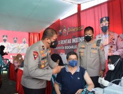Waka Polda Jatim Apresiasi Capaian Vaksinasi Sidoarjo
