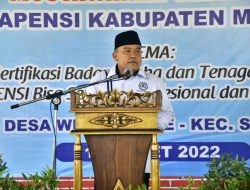 Wakil Bupati Madiun Membuka Mucab IX Gapensi BPC Kabupaten Madiun